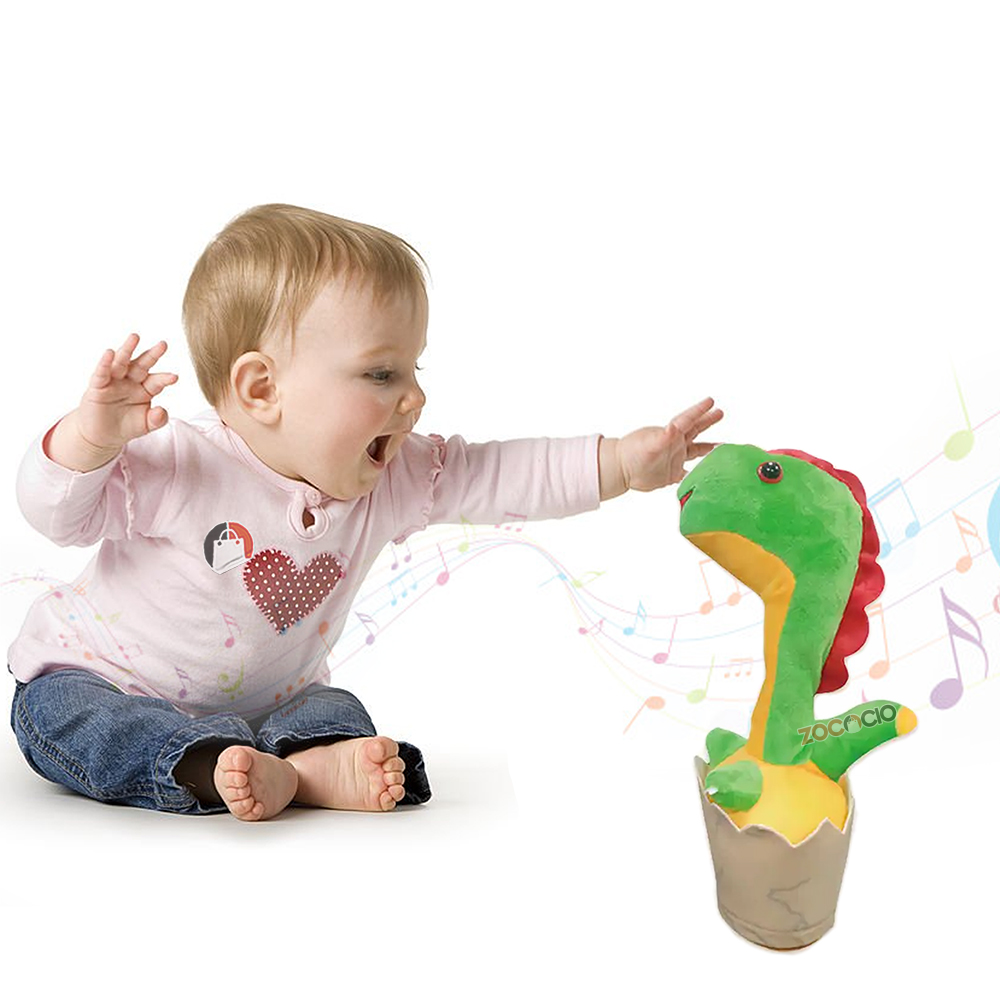 Miniatura 2 de Dinosaurio Bailarín Peluche Parlanchín R